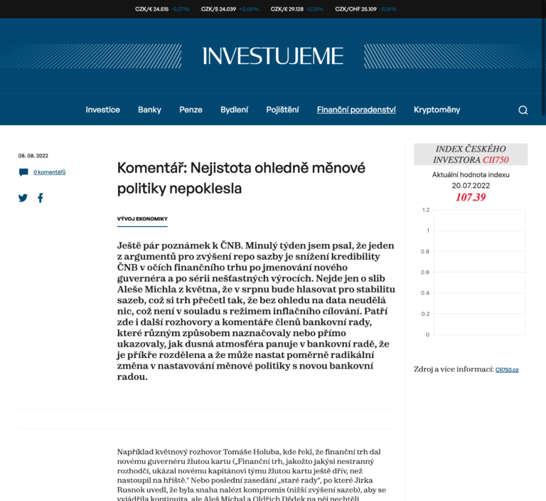 komentar-nejistota-ohledne-menove-politiky-nepoklesla