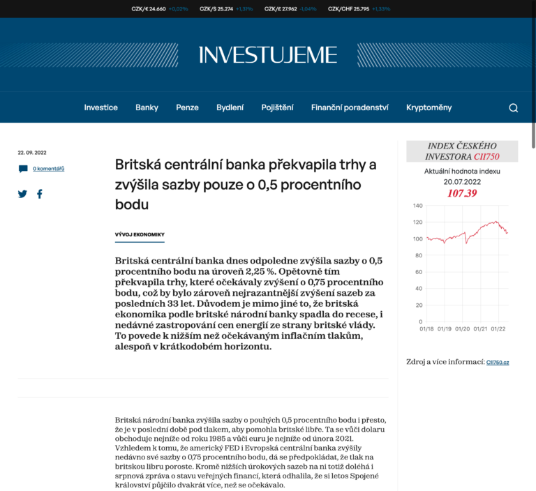 britska-centralni-banka-prekvapila-trhy-a-zvysila-sazby-pouze-o-0-5-procentniho-bodu