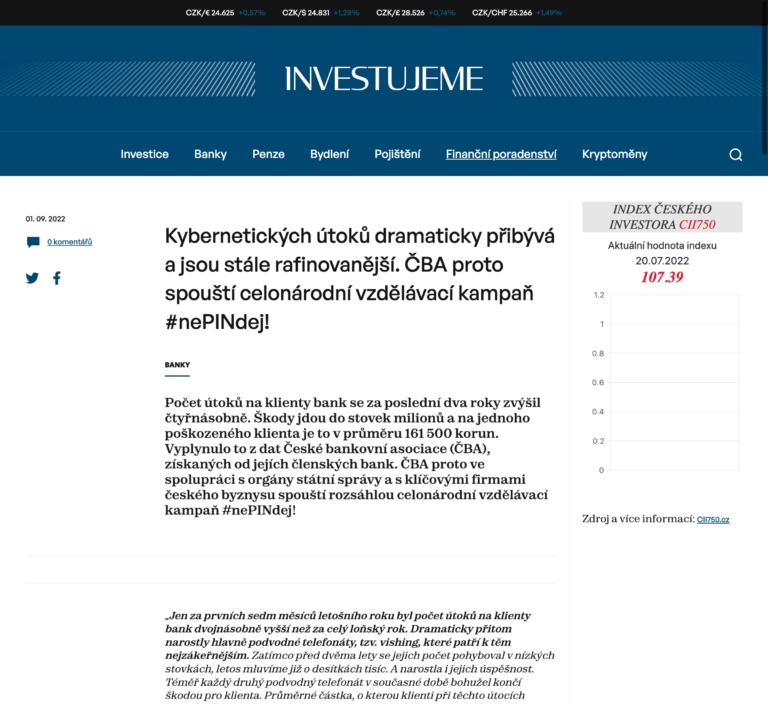 kybernetickych-utoku-dramaticky-pribyva-a-jsou-stale-rafinovanejsi-cba-proto-spousti-celonarodni-vzdelavaci-kampan-nepindej