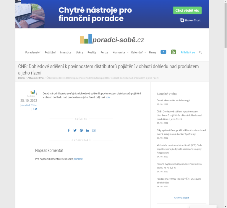 cnb-dohledove-sdeleni-k-povinnostem-distributoru-pojisteni-v-oblasti-dohledu-nad-produktem-a-jeho-rizeni