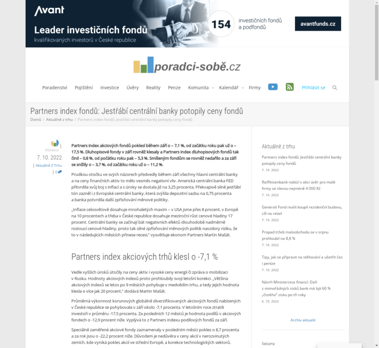 partners-index-fondu-jestrabi-centralni-banky-potopily-ceny-fondu