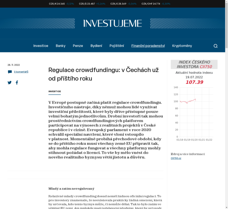 regulace-crowdfundingu-v-cechach-uz-od-pristiho-roku