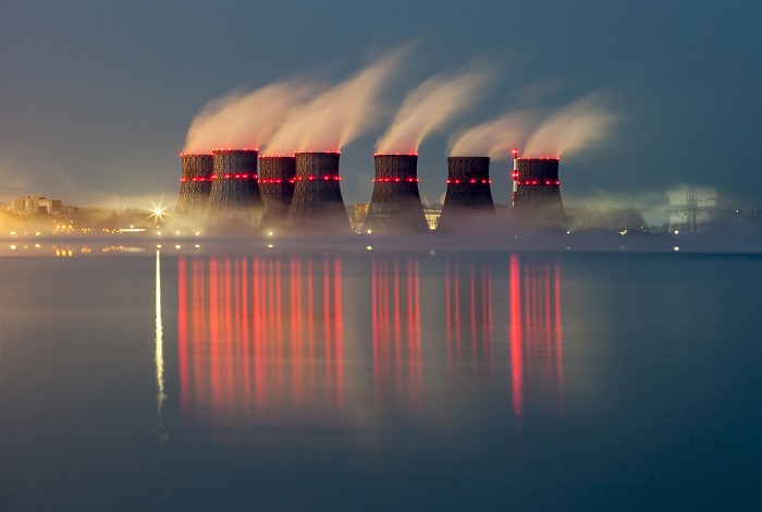 Night,Lights,Of,Nuclear,Power,Station