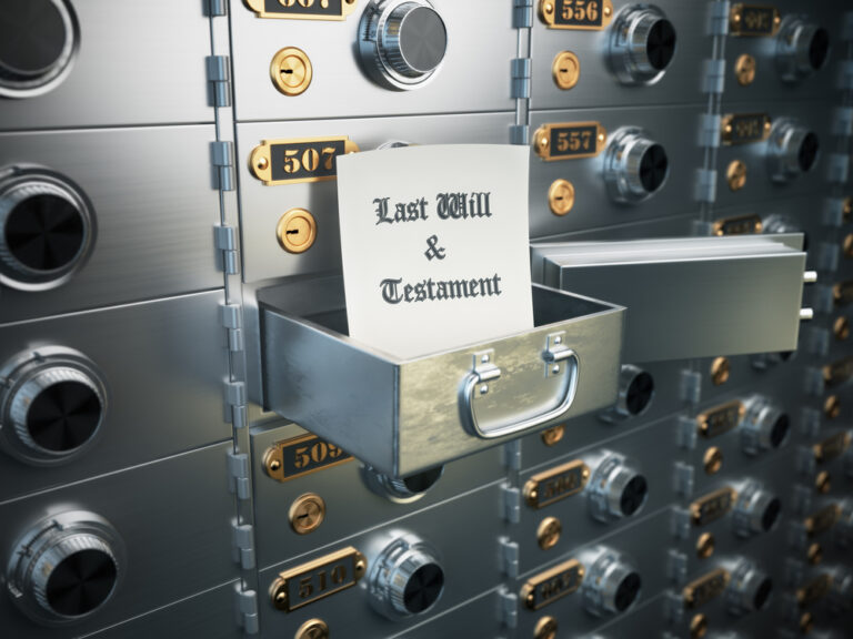 Last,Will,And,Testament,In,The,Safe,Deposit,Box.,Heritage