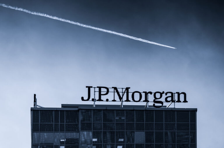 Warsaw,Poland,-,July,,2021:,J.p.,Morgan,Logotype,On,The