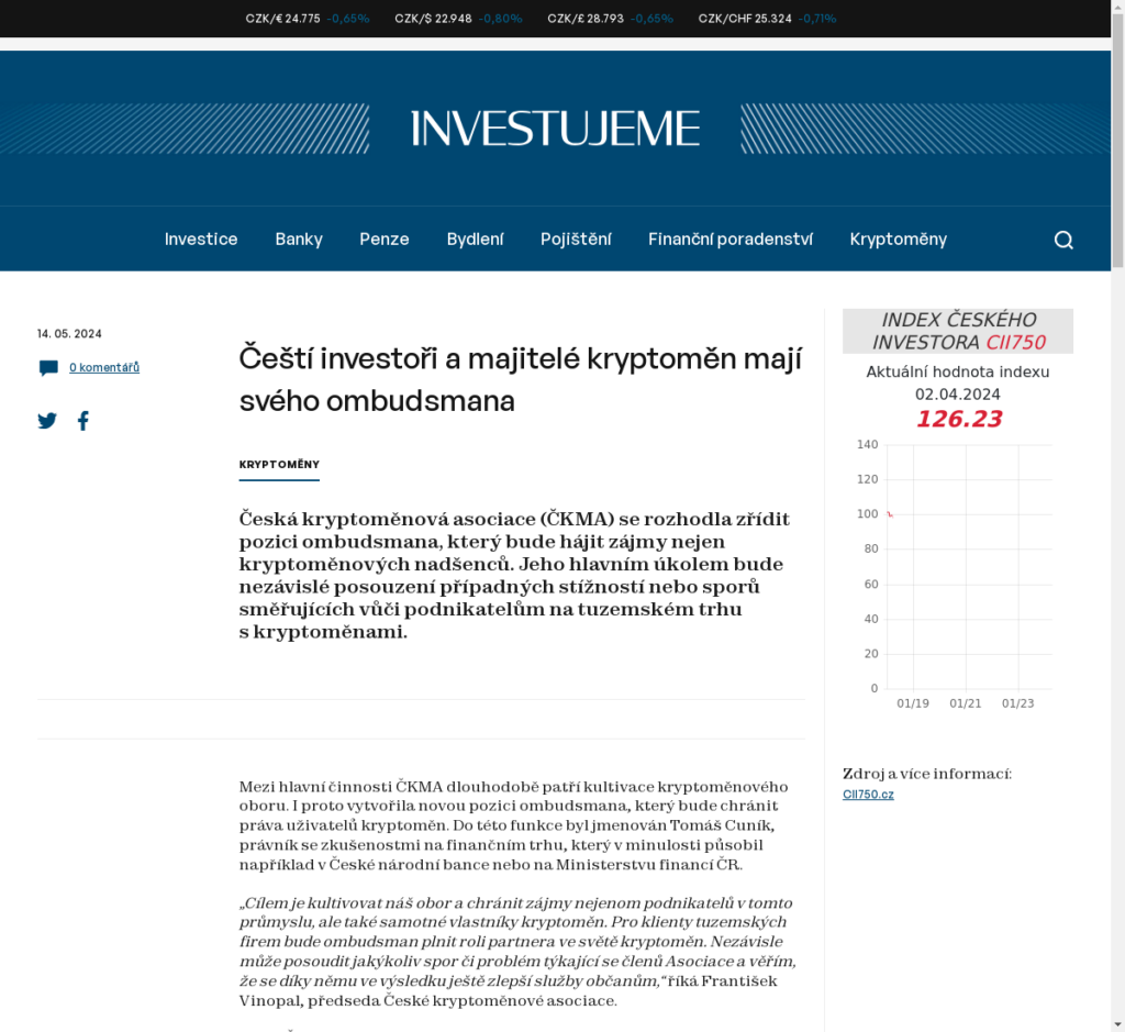 cesti-investori-a-majitele-kryptomen-maji-sveho-ombudsmana