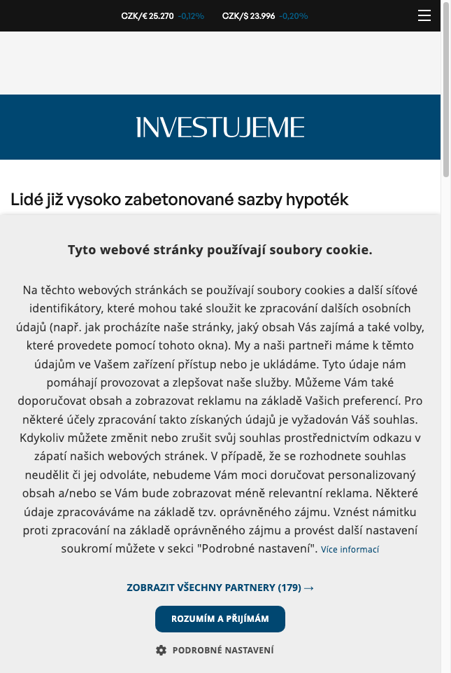 lide-jiz-vysoko-zabetonovane-sazby-hypotek-akceptovali