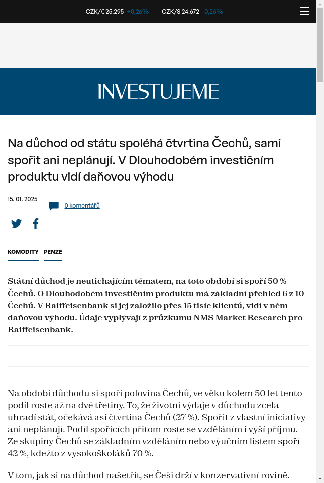 na-duchod-od-statu-spoleha-ctvrtina-cechu-sami-sporit-ani-neplanuji-v-dlouhodobem-investicnim-produktu-vidi-danovou-vyhodu