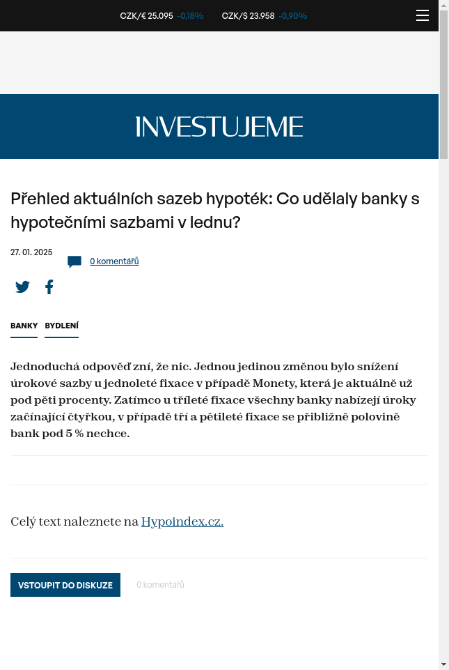 prehled-aktualnich-sazeb-hypotek-co-udelaly-banky-s-hypotecnimi-sazbami-v-lednu