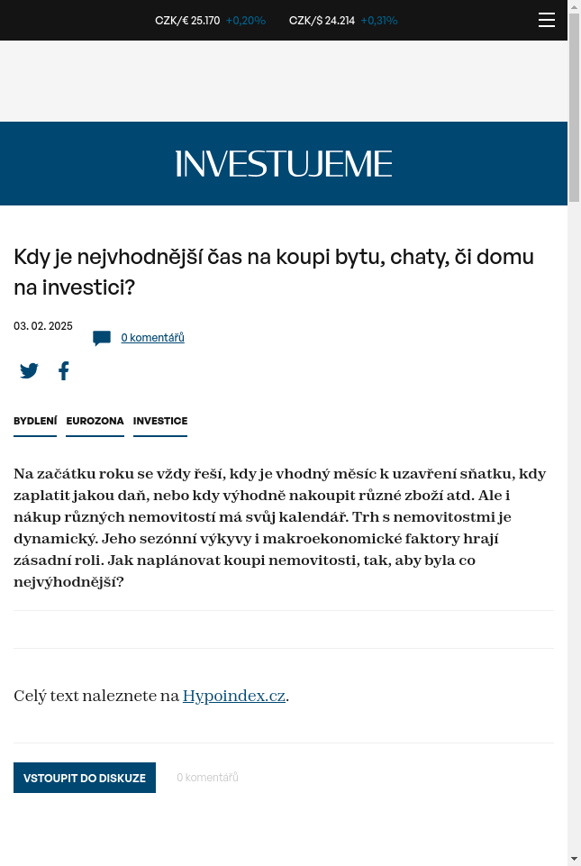 kdy-je-nejvhodnejsi-cas-na-koupi-bytu-chaty-ci-domu-na-investici