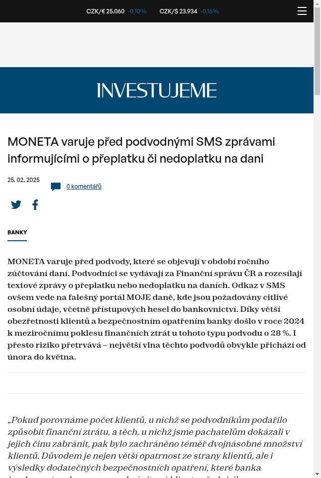 moneta-varuje-pred-podvodnymi-sms-zpravami-informujicimi-o-preplatku-ci-nedoplatku-na-dani