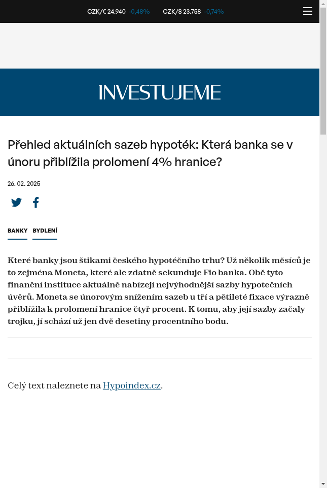 prehled-aktualnich-sazeb-hypotek-ktera-banka-se-v-unoru-priblizila-prolomeni-4-hranice