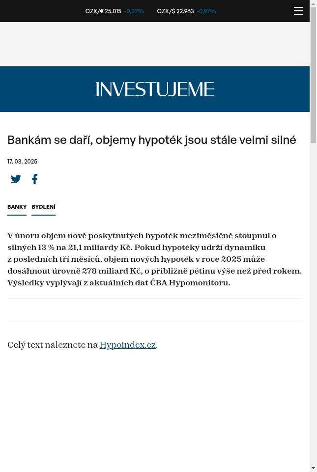 bankam-se-dari-objemy-hypotek-jsou-stale-velmi-silne